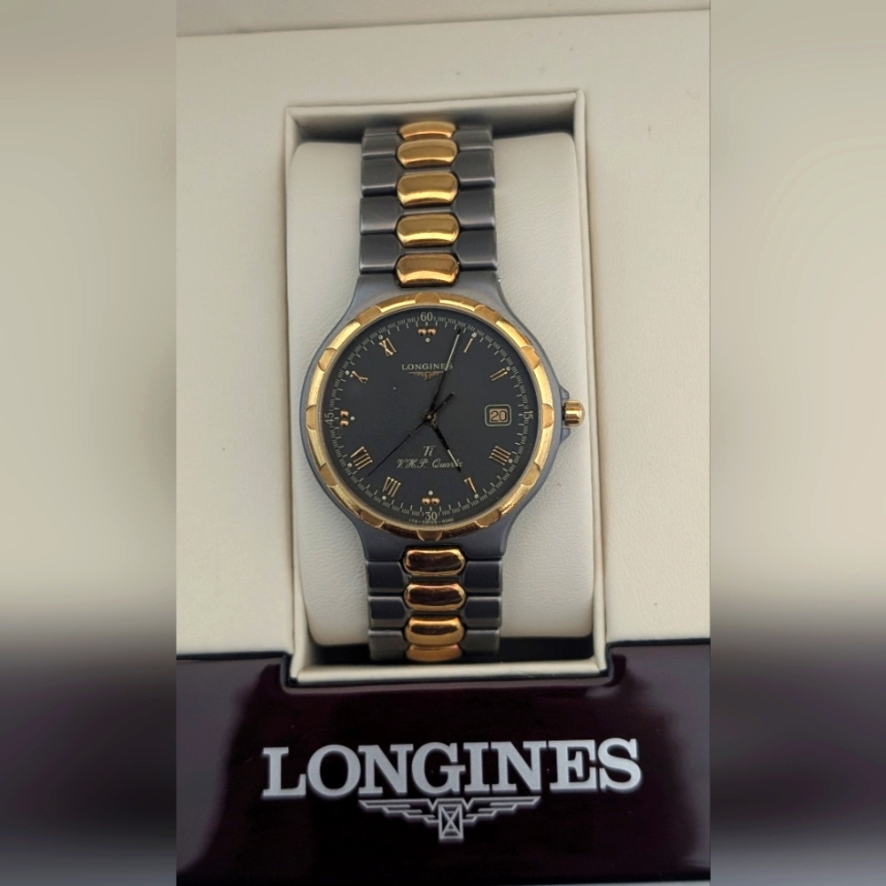 Longines Ti Conquest Titanium 18k Gold‎ Plated Quartz Unisex watch